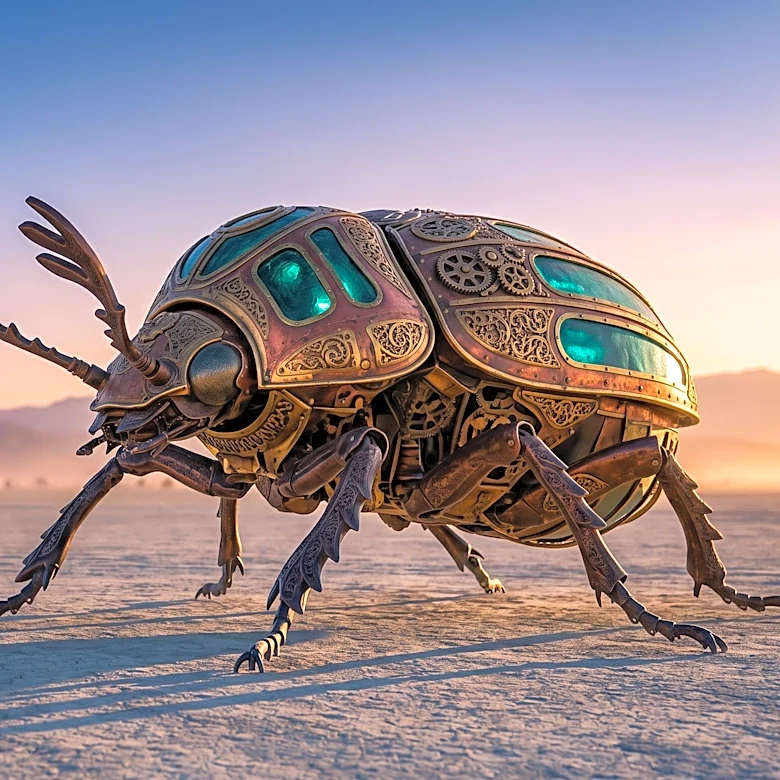 The Hidden Choreography Behind Mutant Vehicles Moving Through Crowds at Burning Man