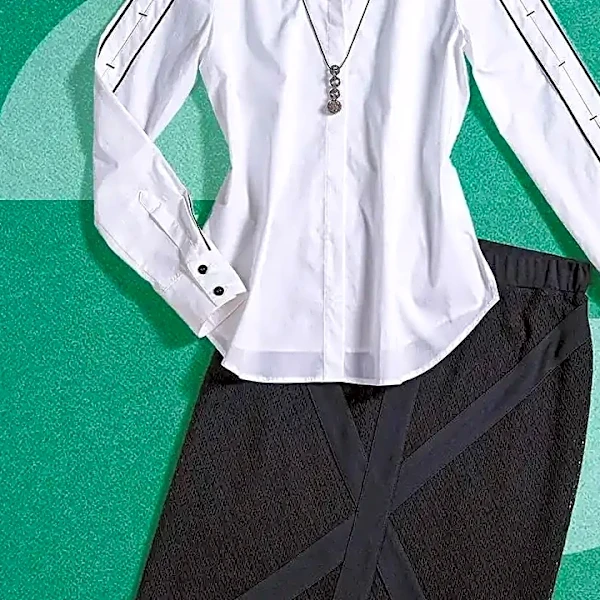 How to Make a White Shirt Feel Ready for Milan Fashion Week