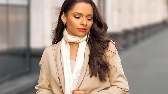 The Scarf-Tying Detail That Makes a Basic Coat Feel Intentional
