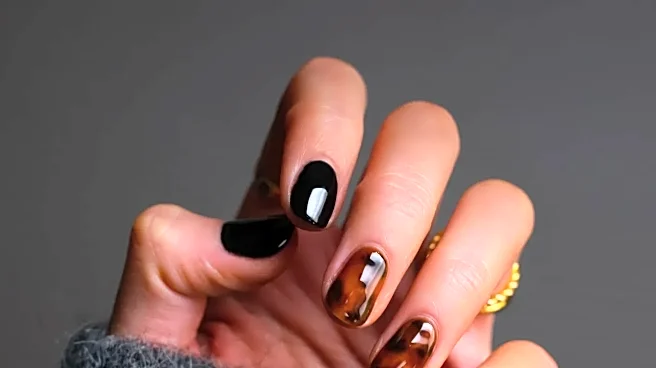 The Nail Shape That Makes Dark Polish Feel More Modern