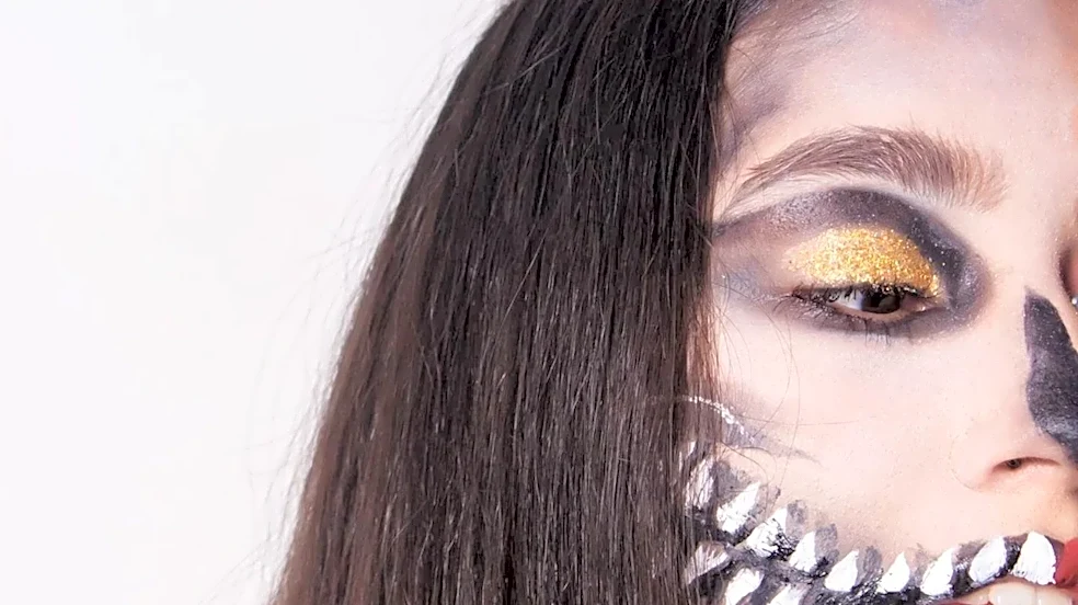 How to Build a Monochrome Monster Face Without Flattening Your Features