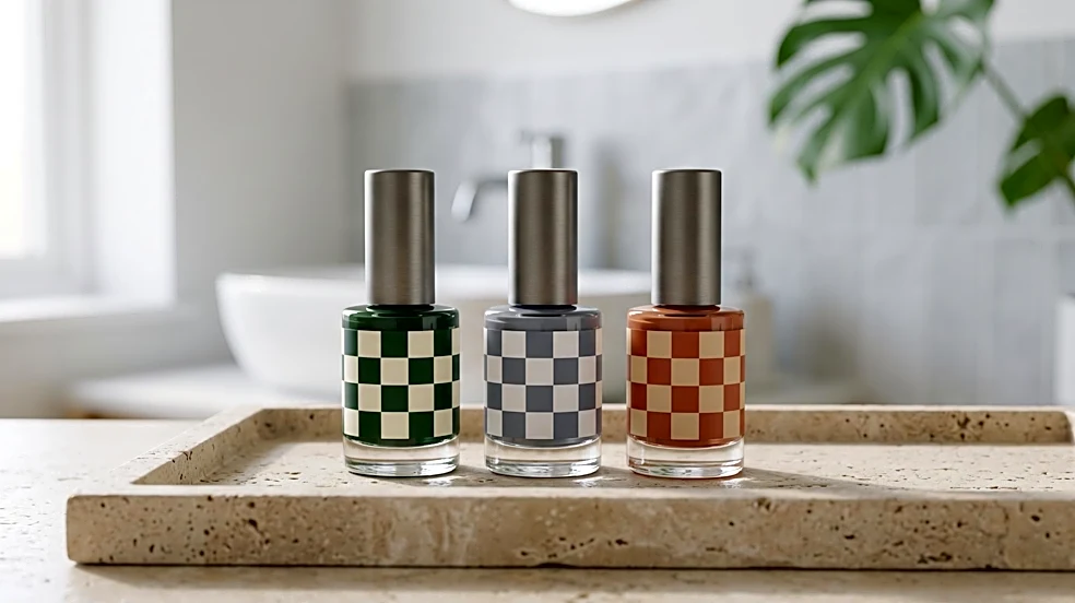 5 Checkered Nail Ideas That Feel Graphic Instead of Gimmicky