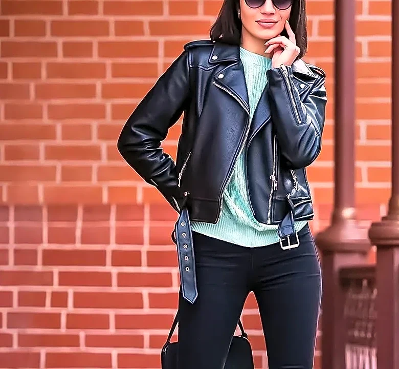 How to Wear a Leather Jacket Without Defaulting to All Black