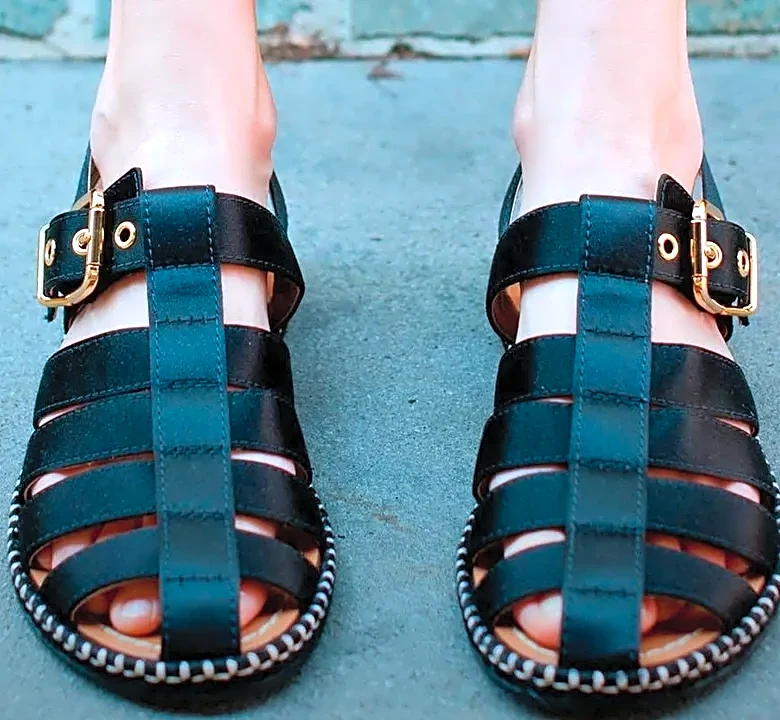 How to Make Sandals Work With More Structured Clothing