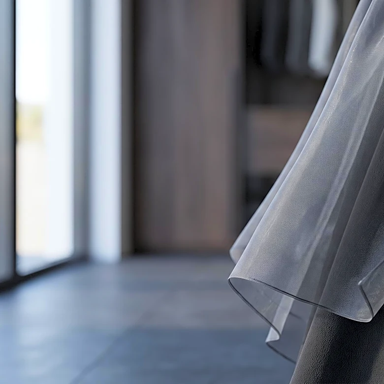 How One Sheer Layer Can Change a Basic Dress Into a Ghost Story