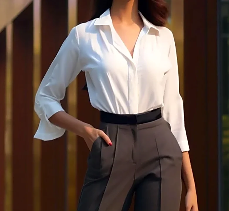 Why Curved-Leg Trousers Need a Cleaner Top Line