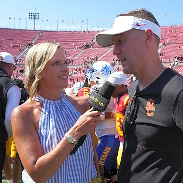 Lincoln Riley discusses USC’s 42-26 victory over San Jose State