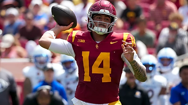 Jayden Maiava, Jide Abasiri discuss USC’s victory over San Jose State
