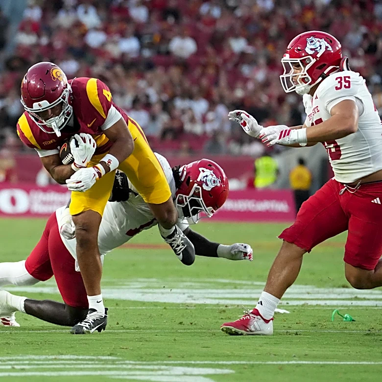 USC football freshman Trent Mosley is turning heads and wowing fans