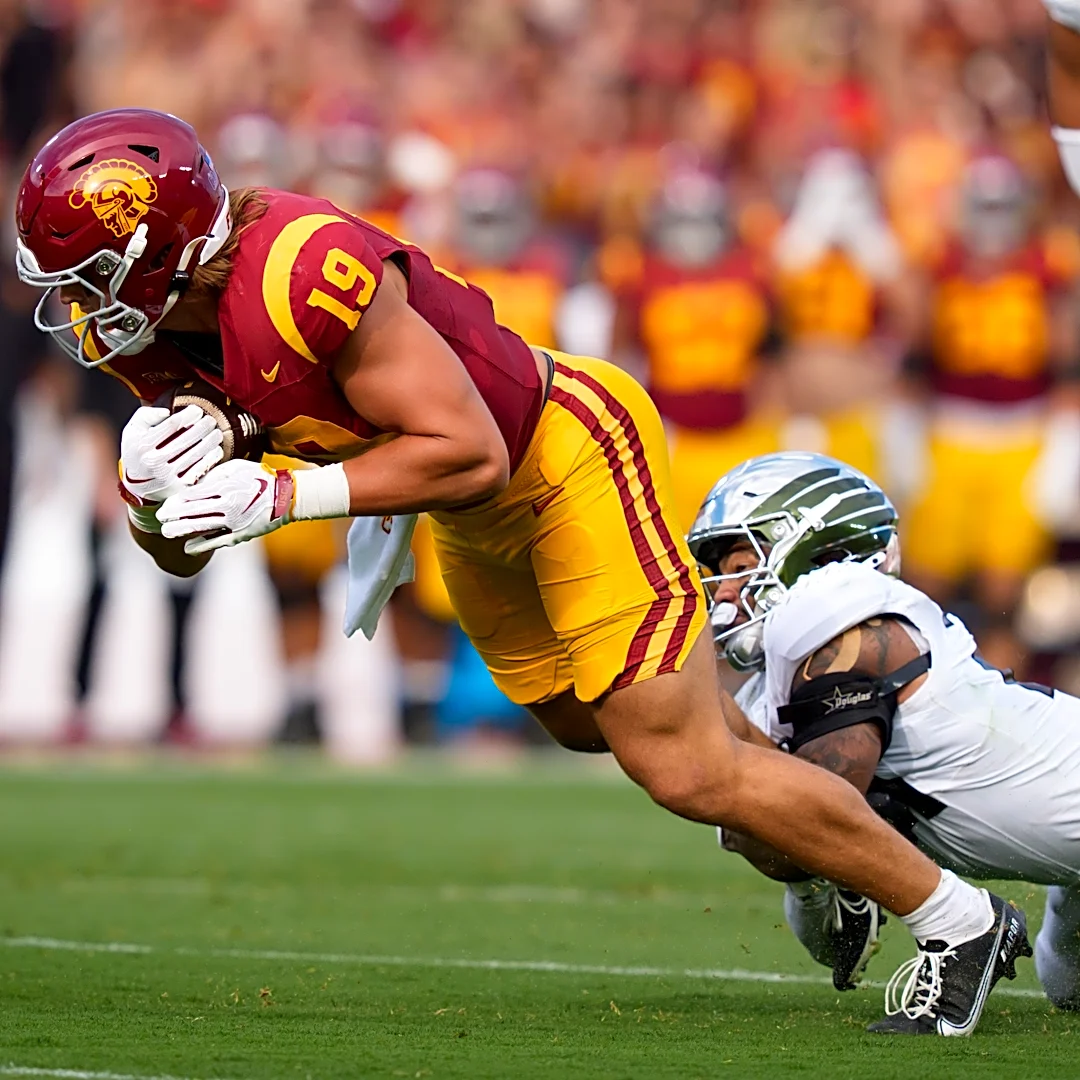 Midseason report card grades for USC football tight end room