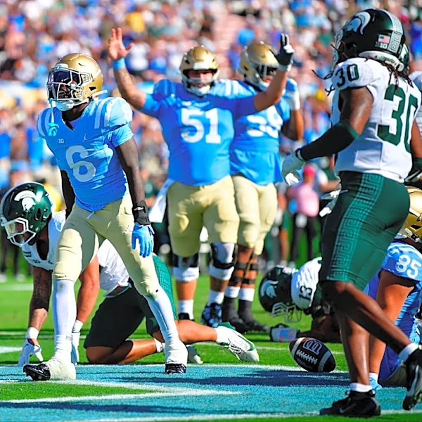 UCLA RB core 'feed off each other' according to senior Anthony Woods
