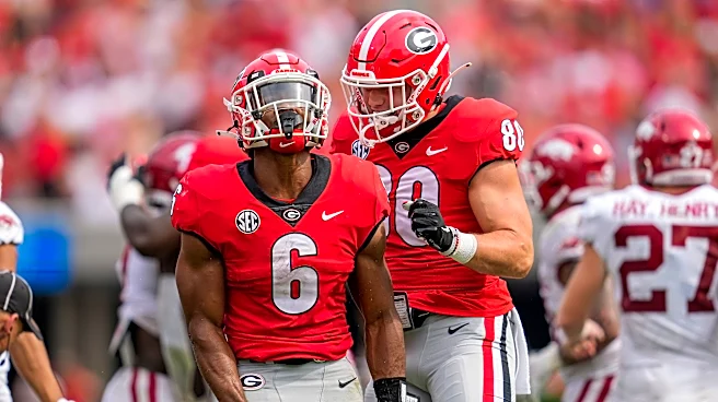 TV channel, commentators for Georgia football vs. Arkansas