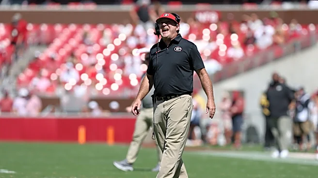 TV channel, commentators for Georgia football vs. Oklahoma