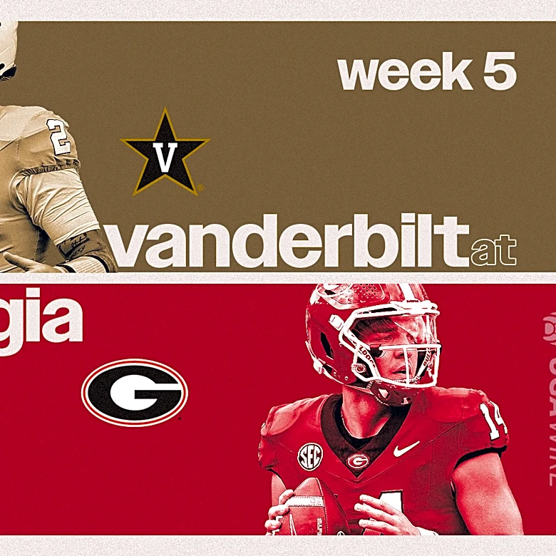 TV channel, commentators for Georgia football vs. Vanderbilt