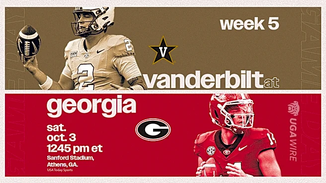 TV channel, commentators for Georgia football vs. Vanderbilt