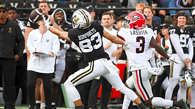 What TV channel is Georgia football vs. Vanderbilt on today?