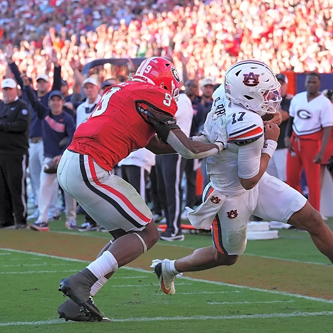 Georgia drops in AP Poll after upset loss to Auburn