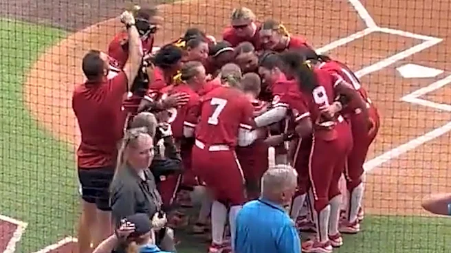 Sooners crowd carries boy through national anthem when he can't continue