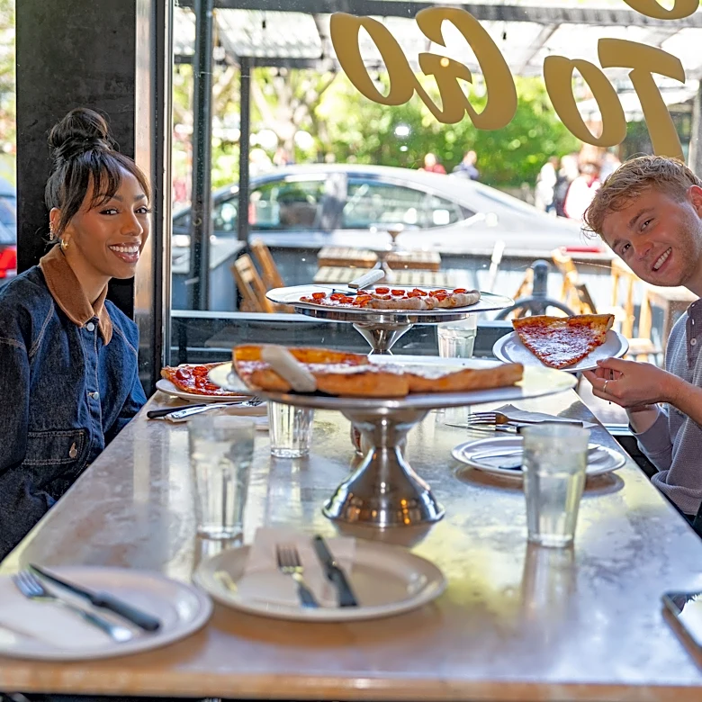 How movies, pizza (and cults) brought 'Two Strangers' together