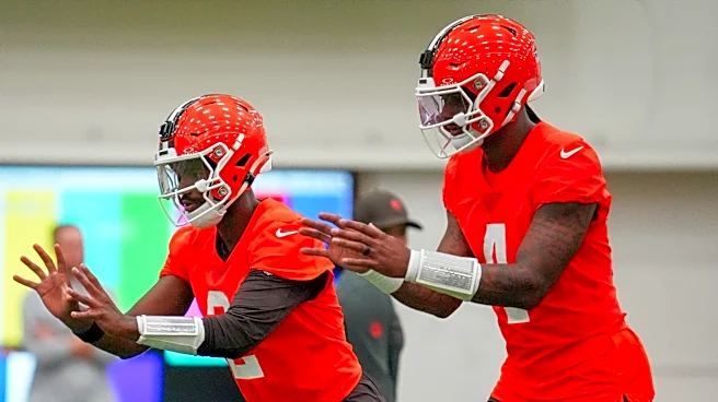 Shedeur Sanders has 'come a long way' in development, Browns coach says