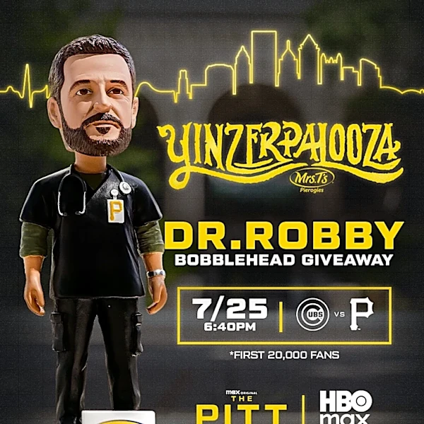 When and how to get a Pittsburgh Pirates 'The Pitt'-inspired bobblehead