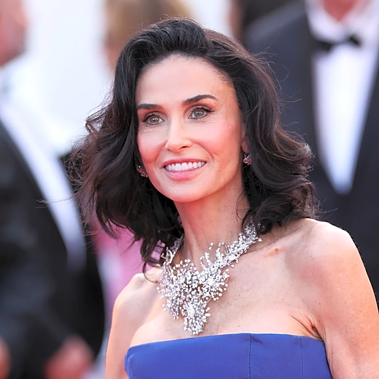 See Demi Moore's short hair transformation at Cannes premiere