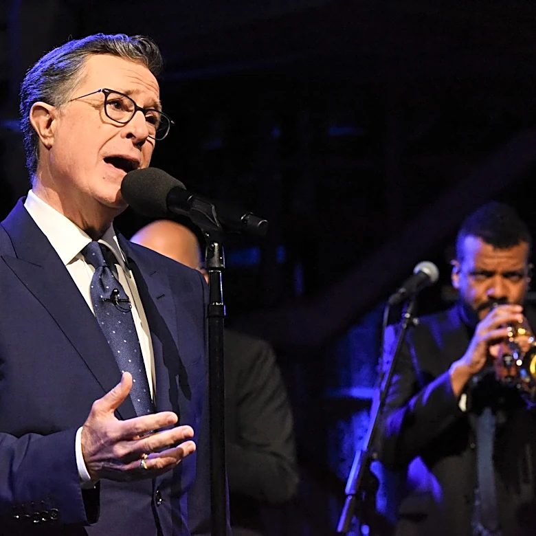Was the pope Colbert's final guest? 'Late Show' gags audience
