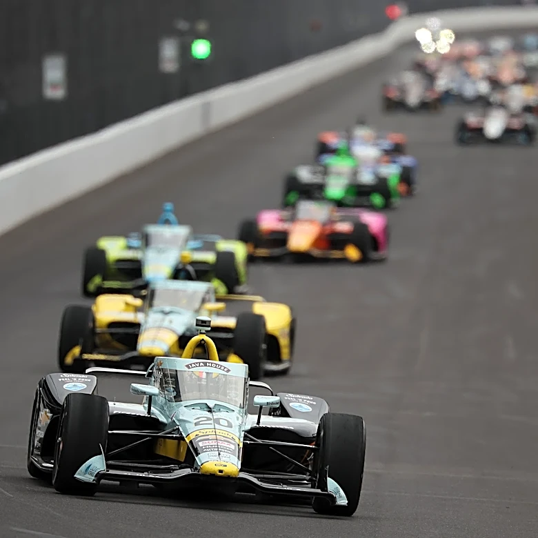 What time does the Indy 500 start on Sunday?