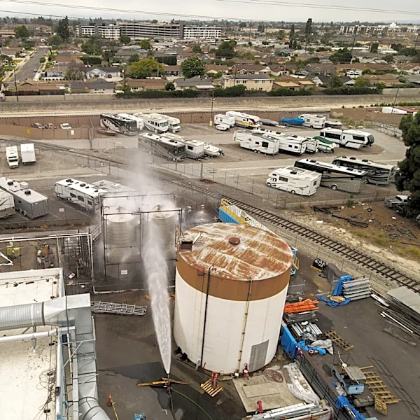 California officials race to avoid chemical tank explosion, thousands evacuate