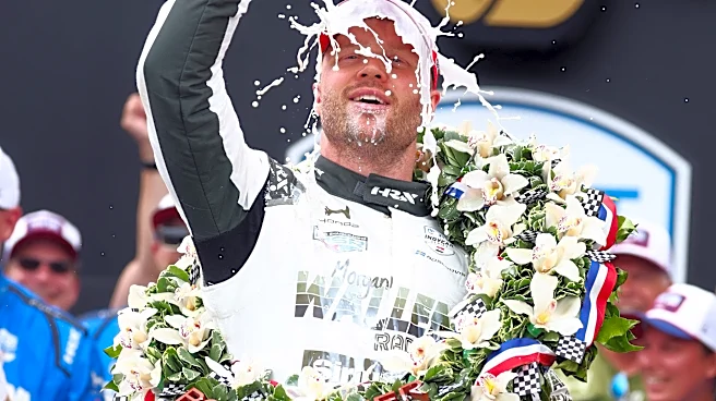 Felix Rosenqvist wins 2026 Indy 500; watch his celebration at IMS