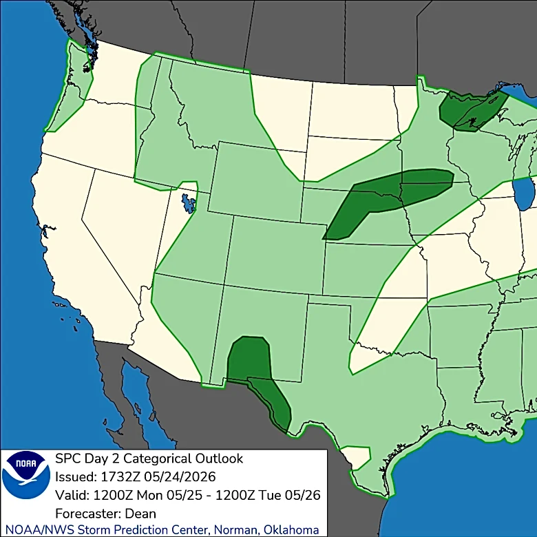 Showers, thunderstorms may disrupt Memorial Day plans in the East