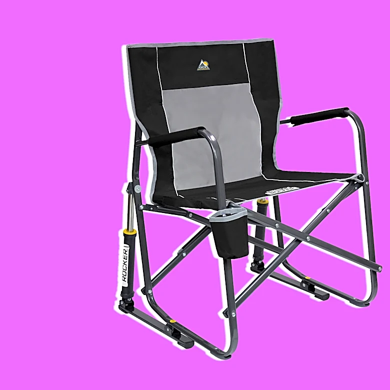 I love to go camping, and this rocking camp chair is on my wishlist