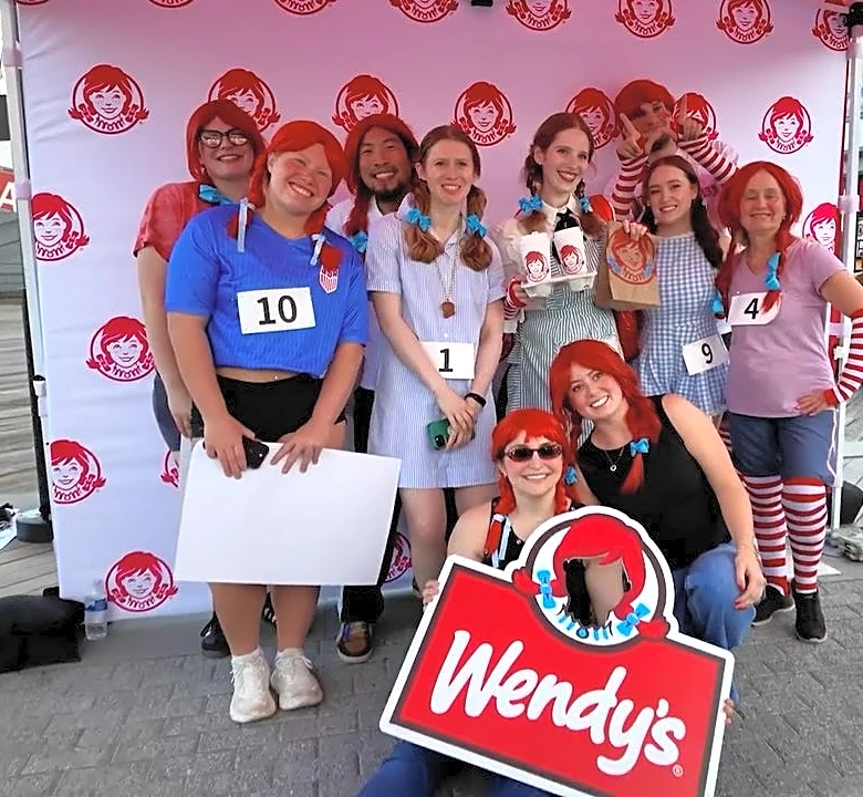 Wendy's look-alike contest draws fans with red wigs, pigtails