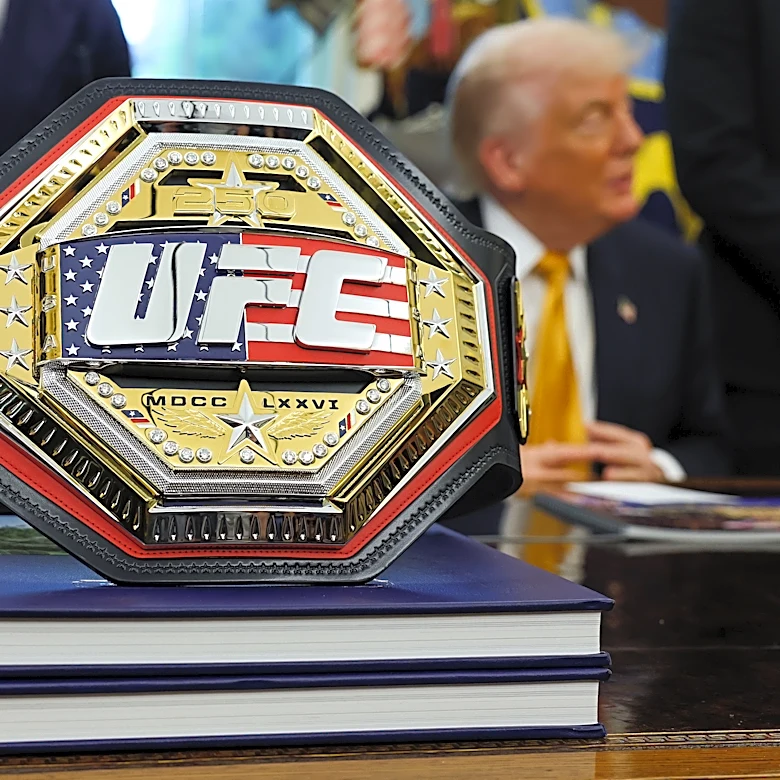UFC Freedom 250 beginning to take shape at White House. See photos