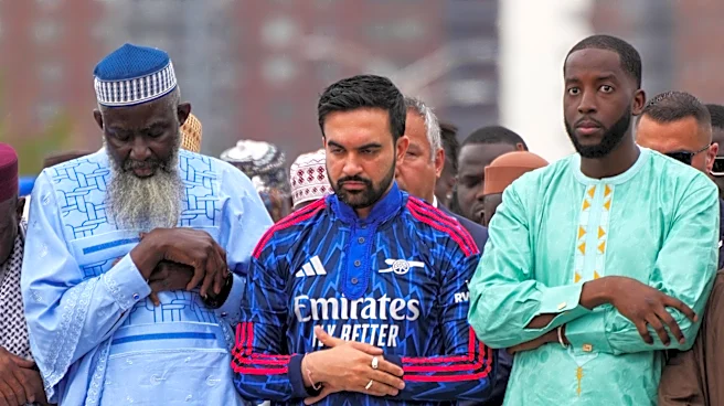 Zohran Mamdani rocks Arsenal thobe for Eid celebration in New York
