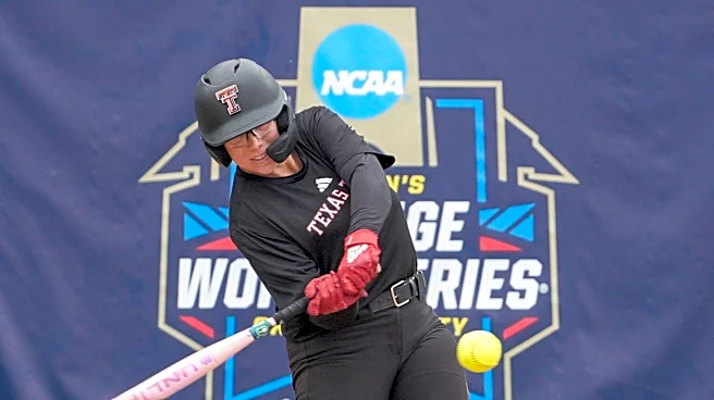 Texas Tech softball star Mia Williams hit by pitch, this time in WCWS