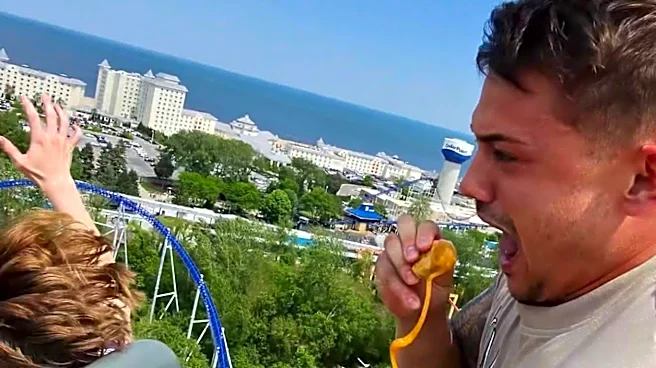 He ate chicken nuggets on a roller coaster. Now he's banned for life