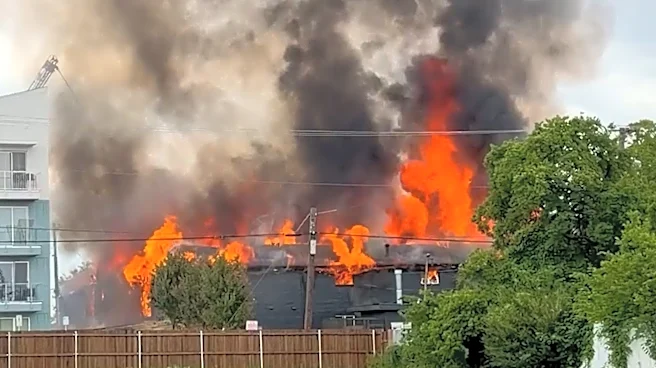 Video shows fire erupt after deadly gas explosion in Dallas