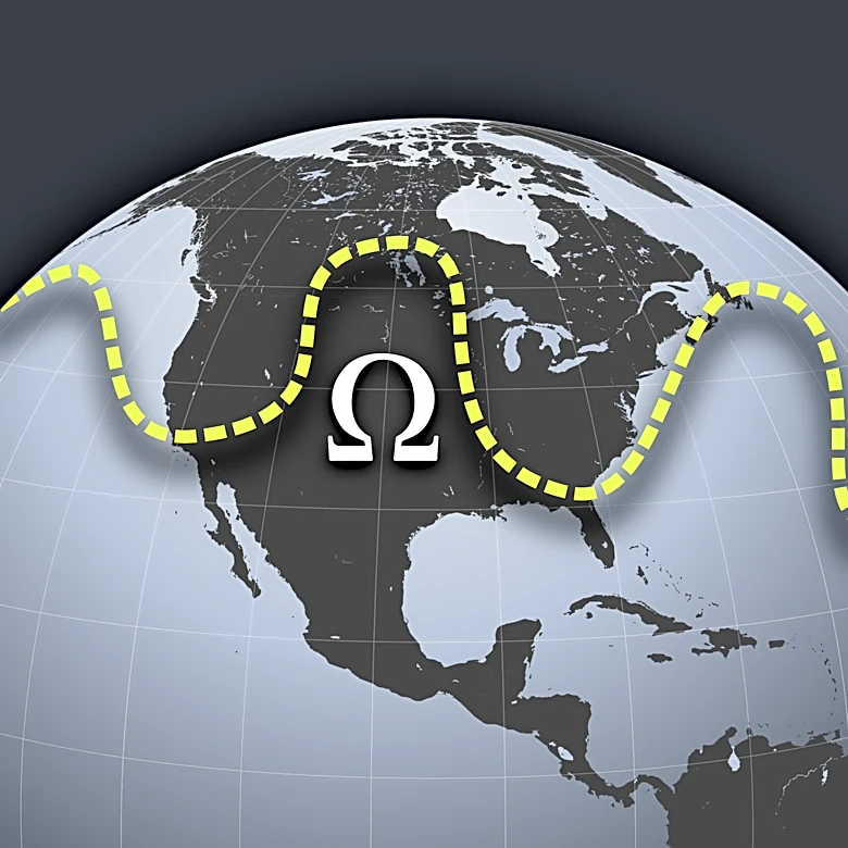 An 'omega block' is controlling US weather. It doesn't want to leave