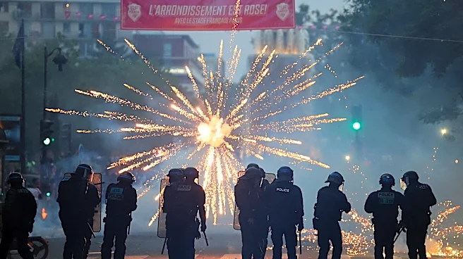 PSG supporters spill onto Paris streets, some clashes with police