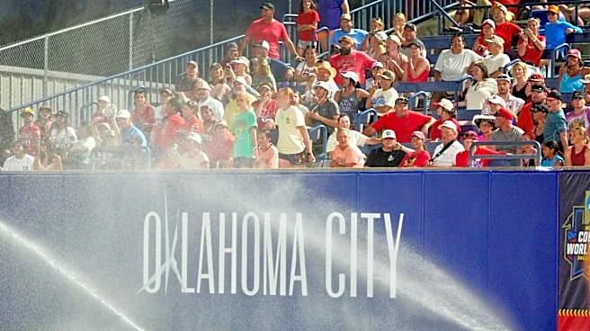 Sprinklers interrupt UCLA vs Texas Tech WCWS game as stadium plays 'Umbrella'