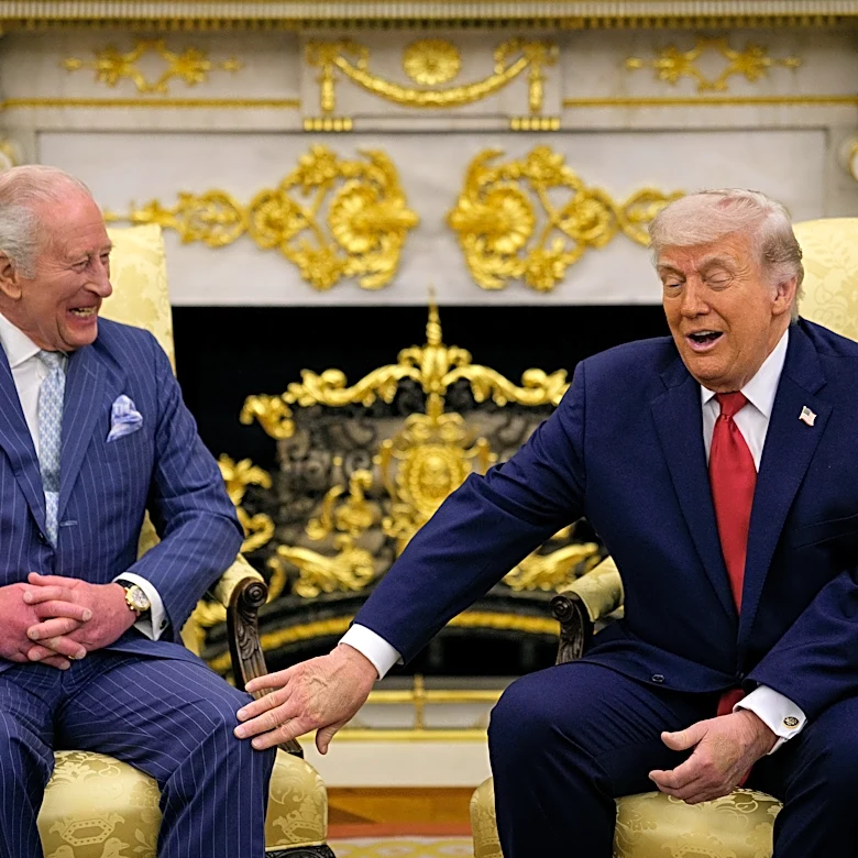 King Charles, Queen Camilla dazzled by Oval Office, Trump says