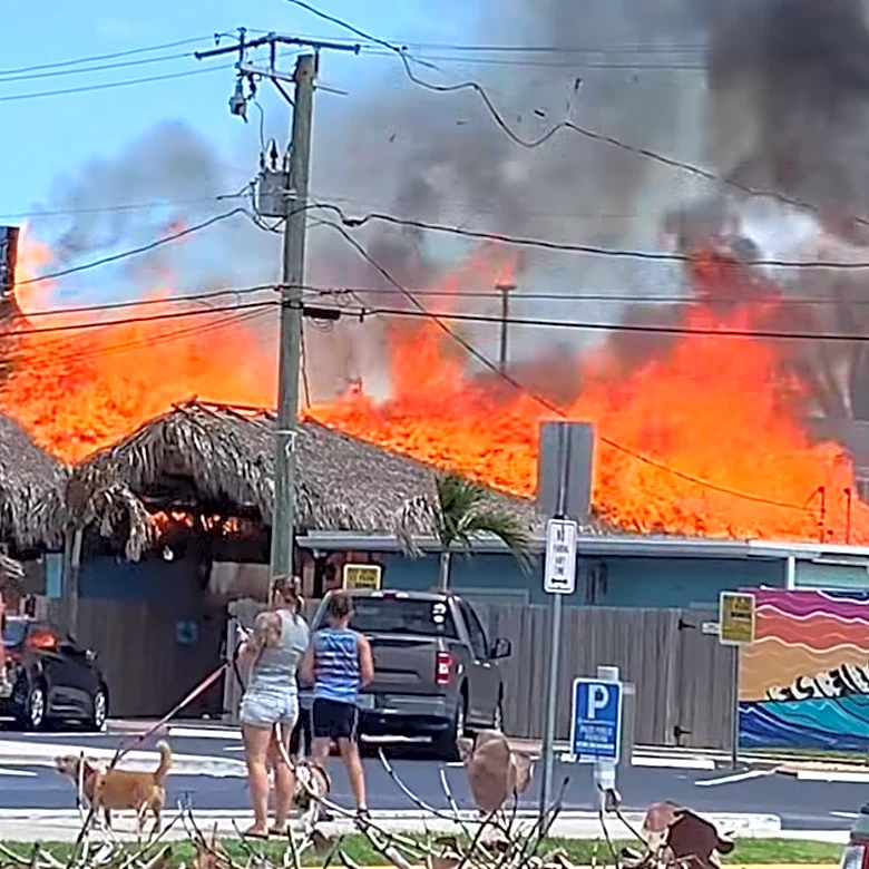 Photos reveal severe damage from fire at popular Florida restaurant