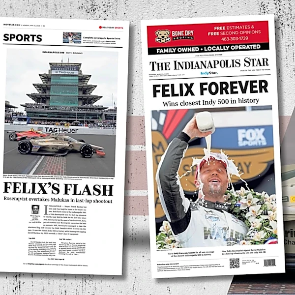 Commemorate the closet finish in Indy 500 history with special page prints