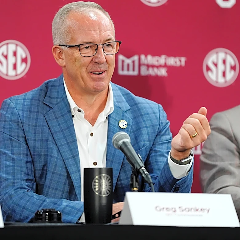 Here's why Greg Sankey would pretend SEC football is 'by far' better than Big Ten