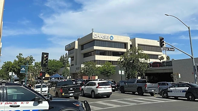 Man barricaded himself inside California bank, police say