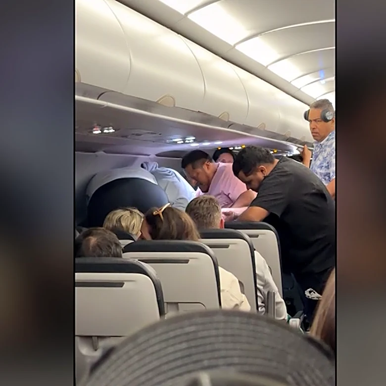 'Unruly passenger' chokes flight attendant, forces emergency landing