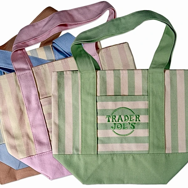New Trader Joe's mini striped tote bags are on the way. Here's when