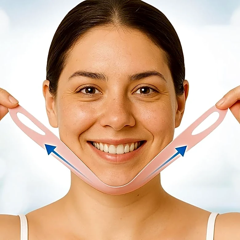 This jawline-lifting collagen mask is trending—and it's 45% off