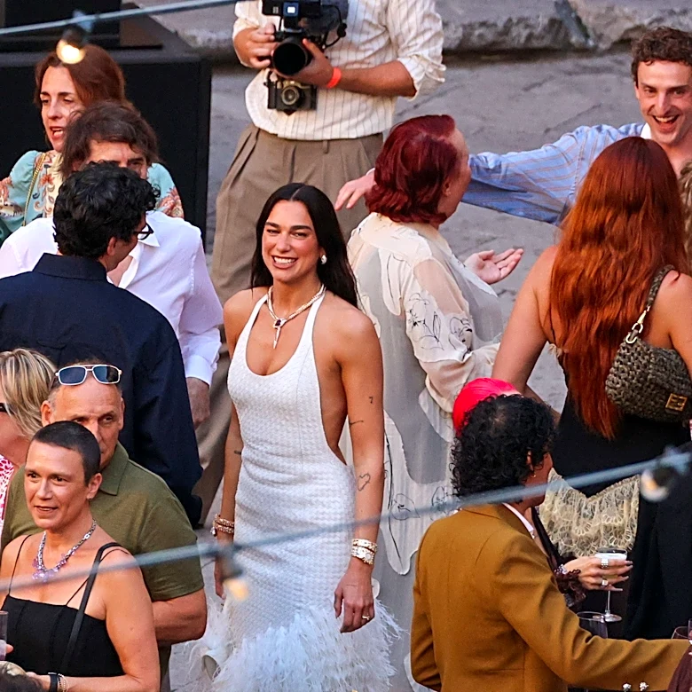Newlyweds Dua Lipa, Callum Turner roll into Sicily for wedding weekend